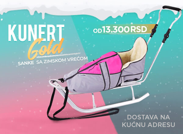 Kunert GOLD sanke sa zimskom vrecom