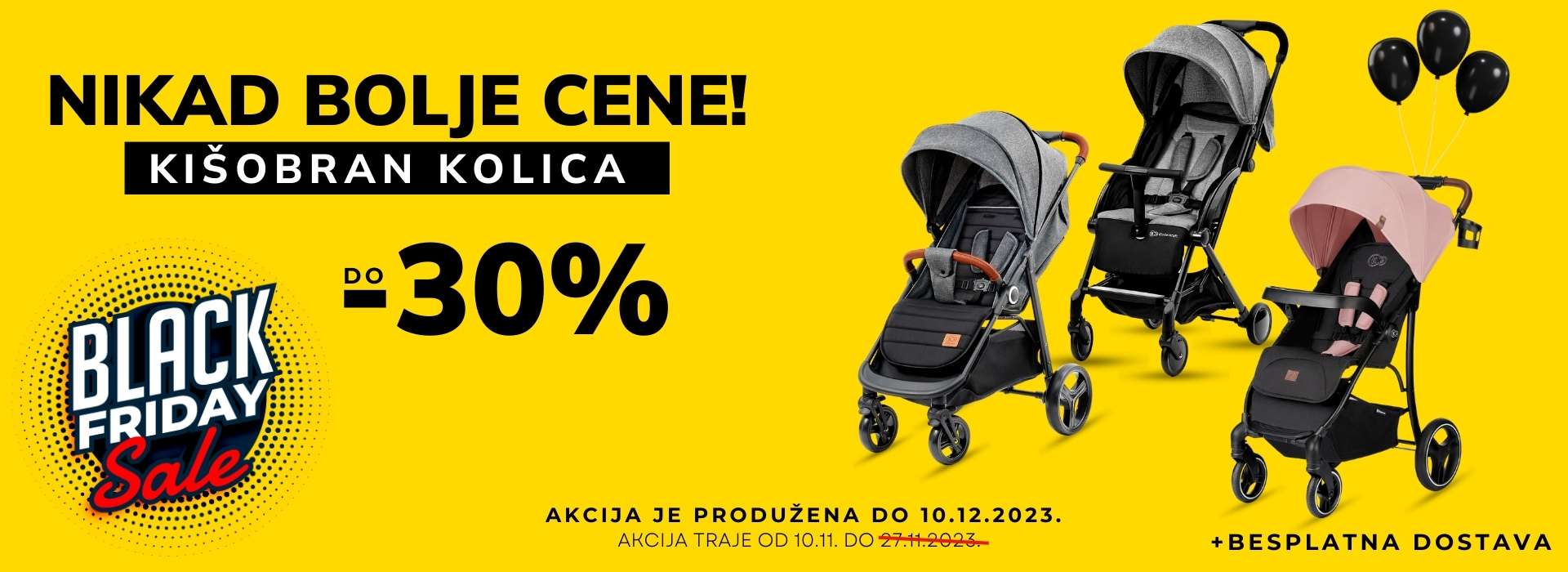 Kisobran kolica za bebe
