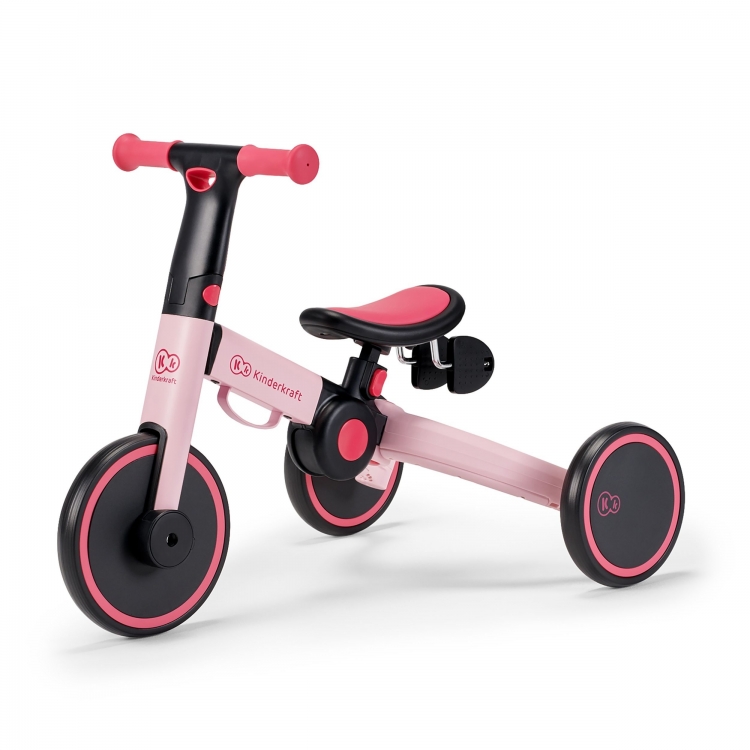 KINDERKRAFT TRICIKL 3U1 4TRIKE CANDY PINK