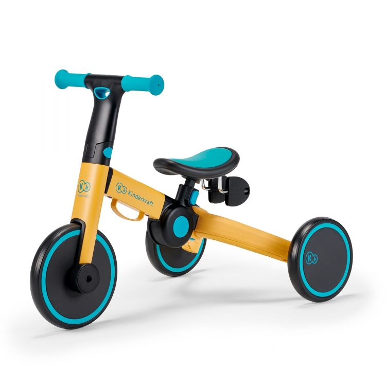 KINDERKRAFT TRICIKL 3U1 4TRIKE PRIMROSE YELLOW