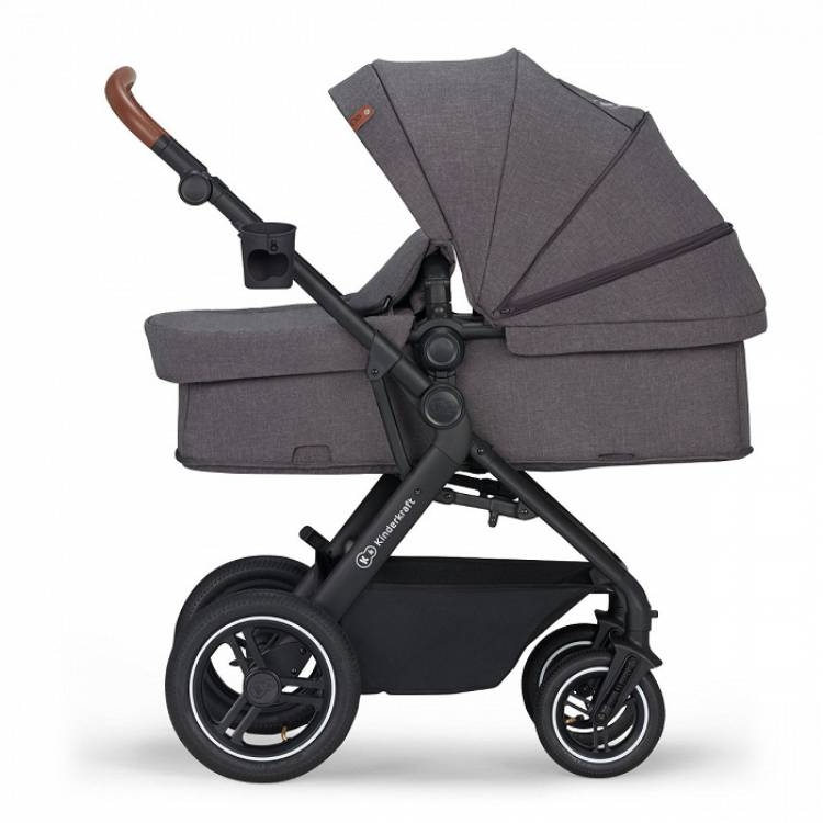 KINDERKRAFT B-TOUR KOLICA ZA BEBE SET 3U1 DARK GREY