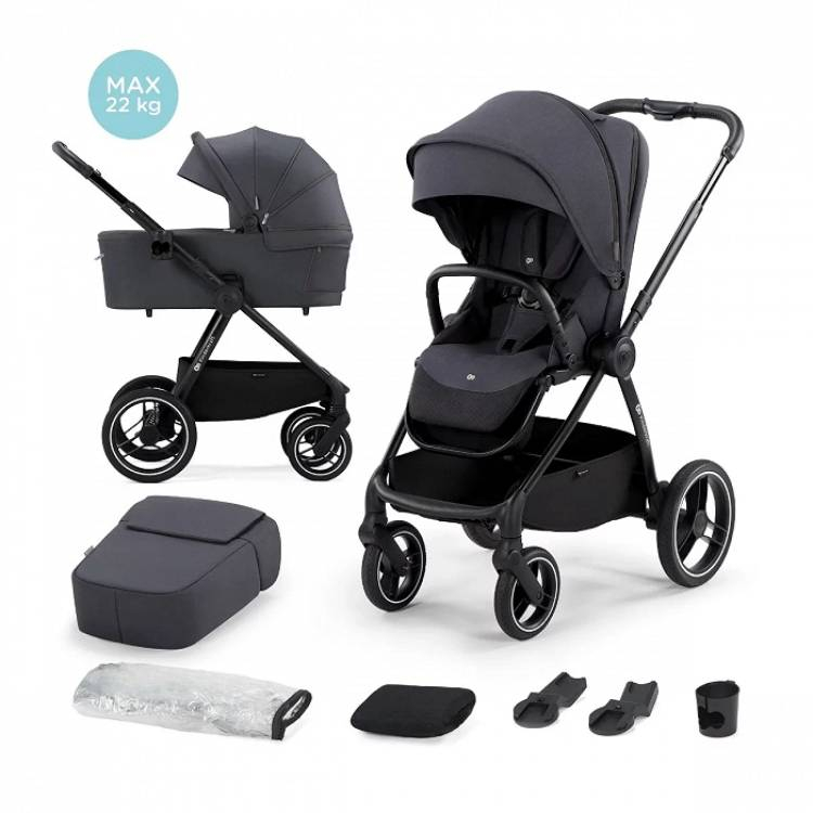 KINDERKRAFT NEA KOLICA ZA BEBE SET 2U1 DEEP GREY