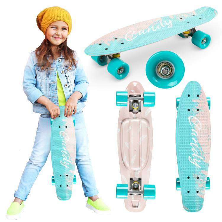 QKIDS GALAXY SKEJTBORD FEATHER