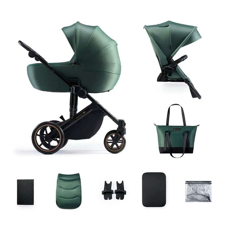 KINDERKRAFT KOLICA 2U1 PRIME2 DARK GREEN