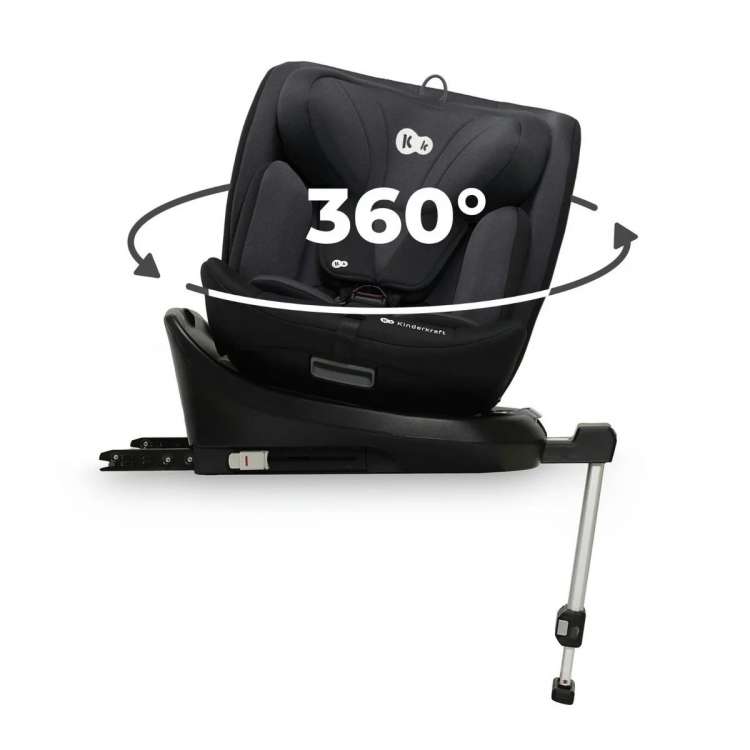 KINDERKRAFT AUTO SEDISTE I-360 i size 40-150cm BLACK