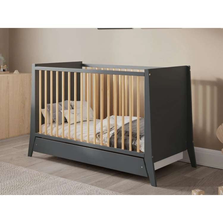 LETTINO COSMO KREVETAC 120X60 ANTRACIT PINE + FIOKA