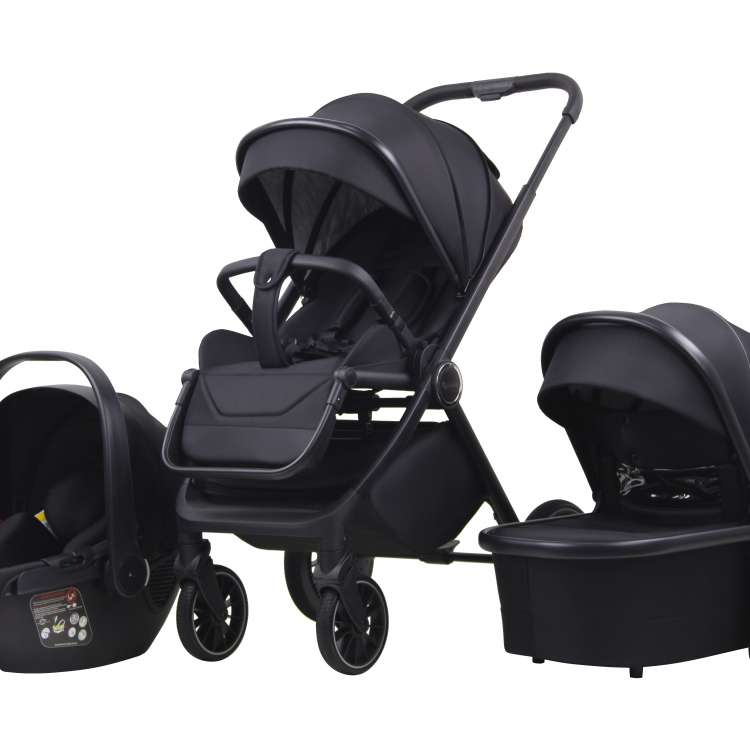 LA MAMA ALVI kolica za bebe 3u1 - black