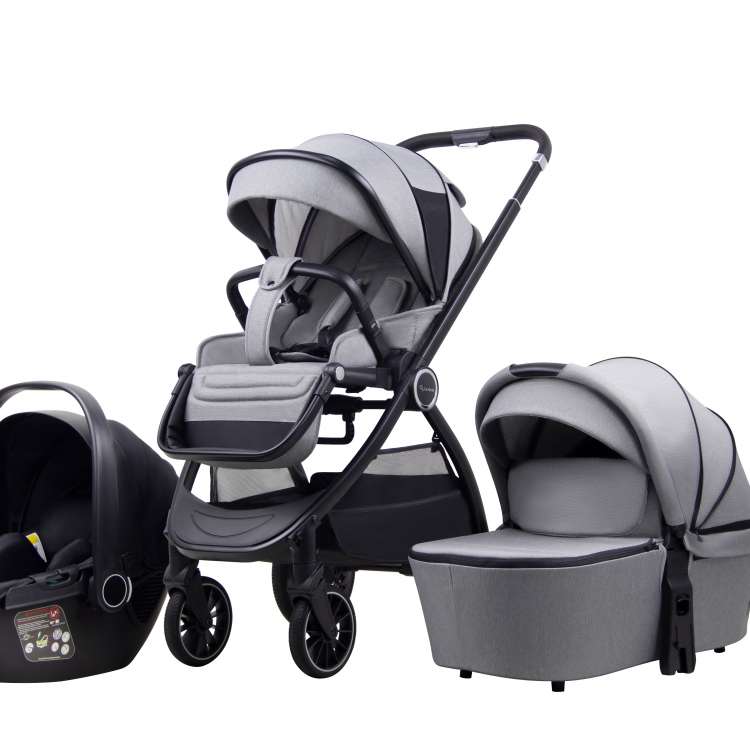 LA MAMA TRIO kolica za bebe 3u1 - gray