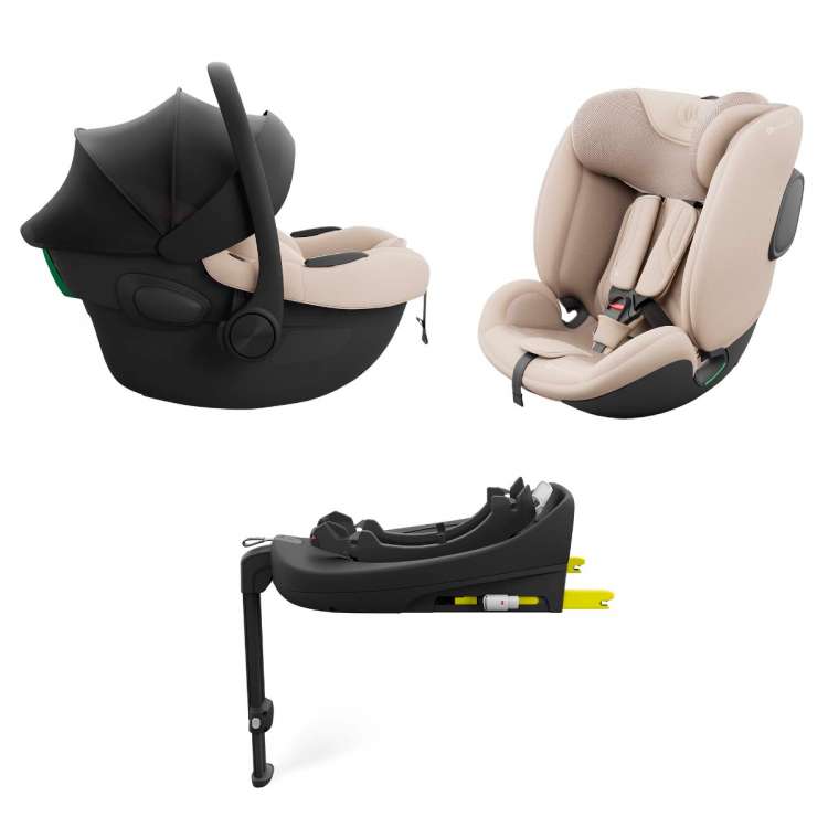 KINDERKRAFT SET AUTO SEDIŠTA I-LITE I-FIX ENDURA SAFE SA ISOFIX BAZOM BEIGE