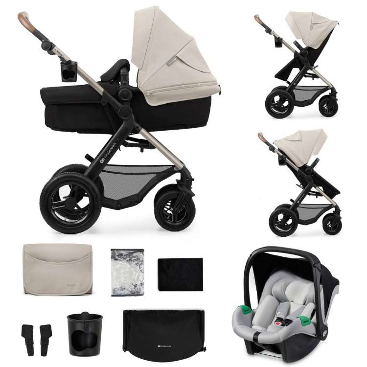 Kinderkraft kolica MOOV 2 AIR 3u1 LIGHT GREY