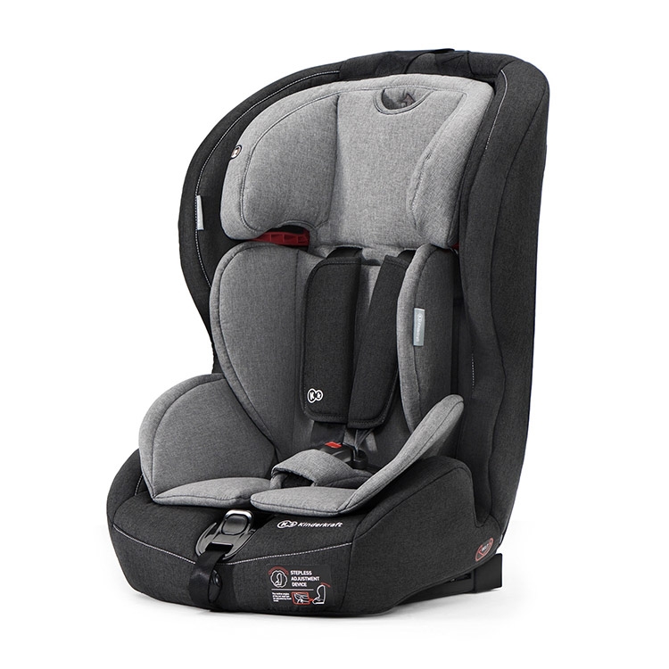 Kinderkraft auto sedište safety-fix isofix black/grey