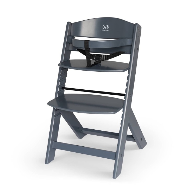 KINDERKRAFT STOLICA ZA HRANJENJE 2U1 ENOCK FULL GREY